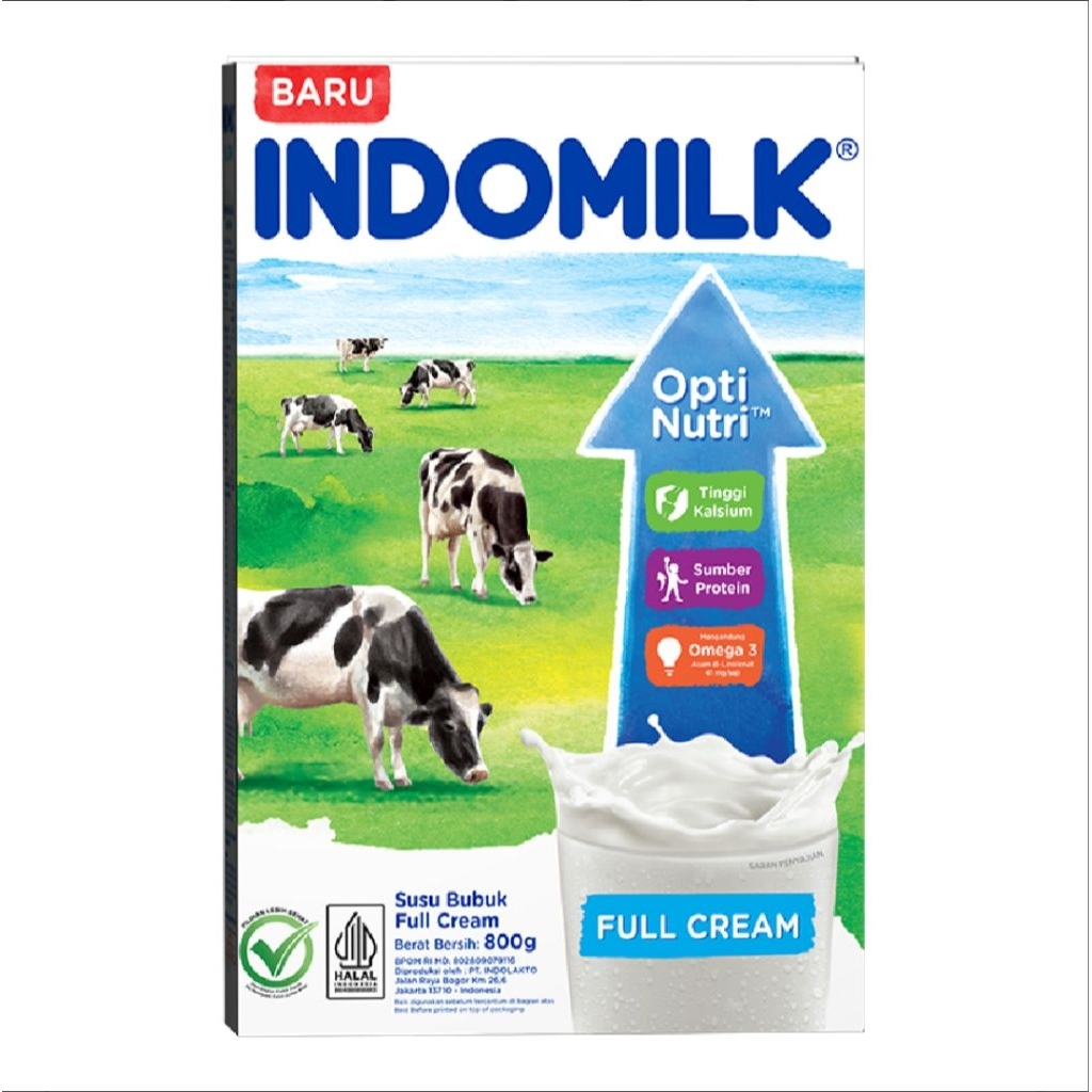 Indomilk Opti Nutri Susu Bubuk Full Cream 800 g