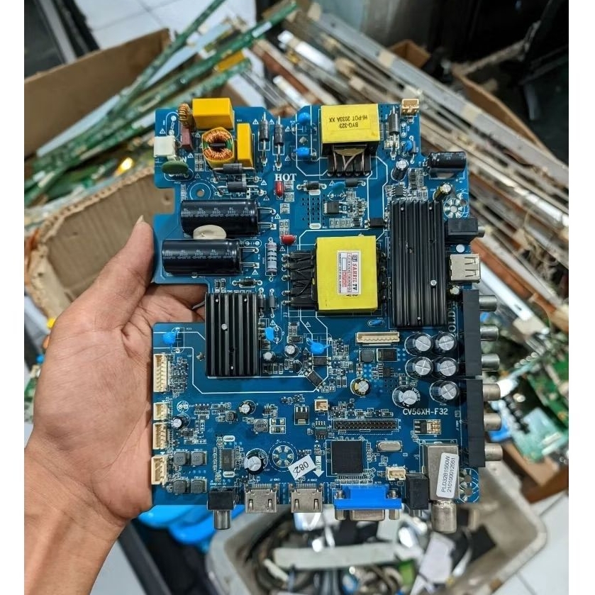 MB TV POLYTRON PLD32B1550 - MAINBOARD TV LED POLYTRON PLD 32B1550