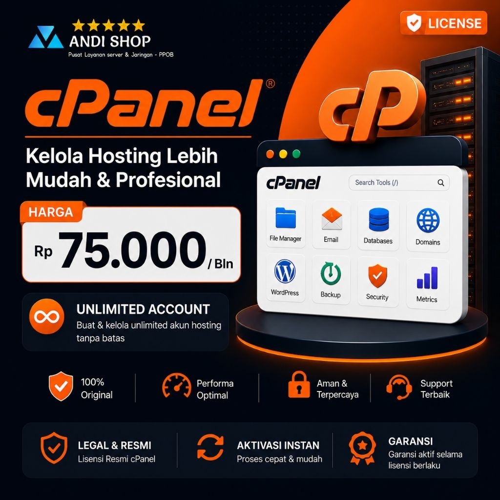 License cPanel & WHM Murah