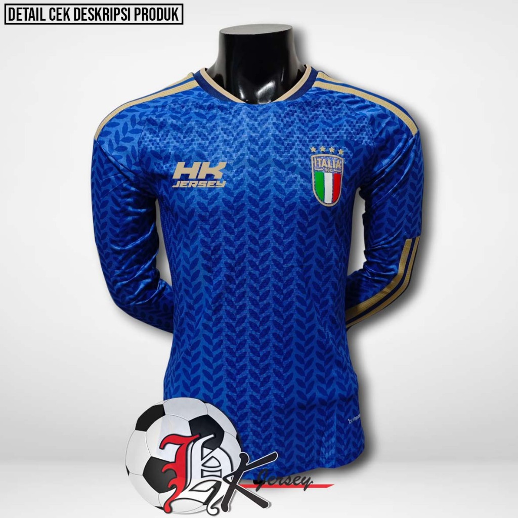 JERSEY BOLA ITALIA HOME LONGSLEEVE PLAYER VERSION 2026