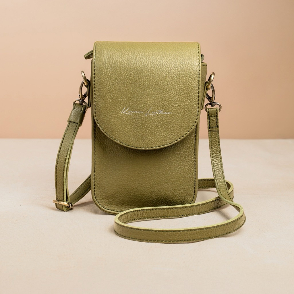 PL KENES LEATHER Tas HP Kulit Asli