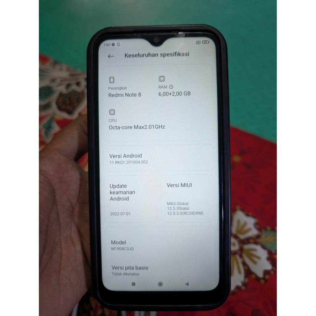 redmi note 8 6/128