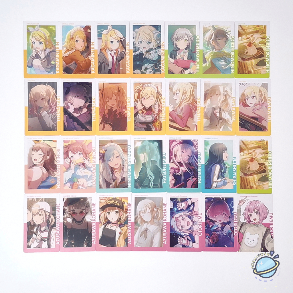 Project Sekai Official Various ePick Card & Foil