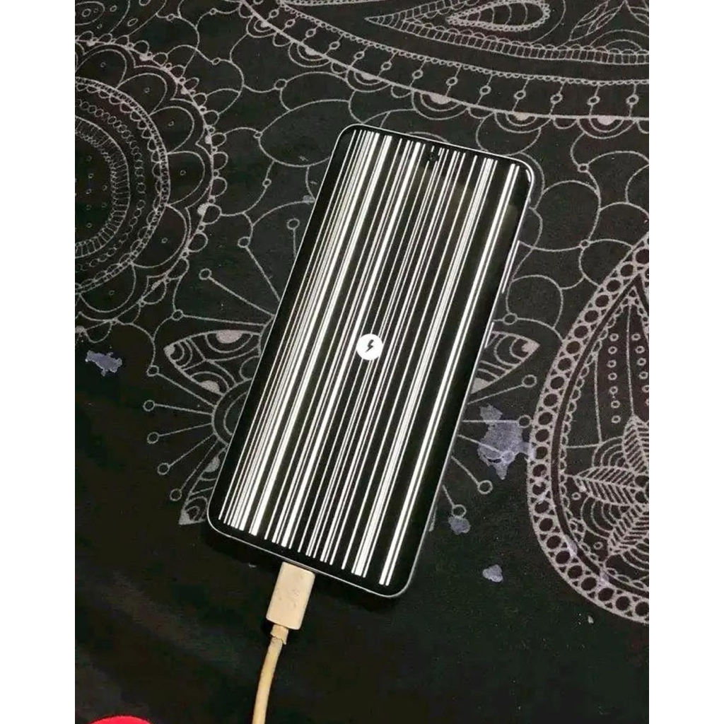 Lcd copotan samsung s21 fe 5g minus garis