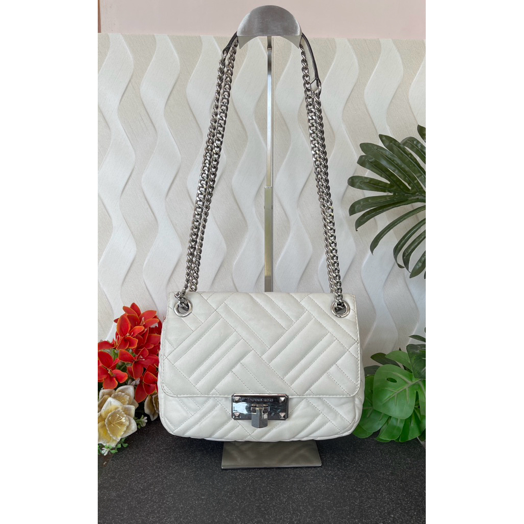 NETT preloved tas Mk Sloan putih / tas mantan / tas MK