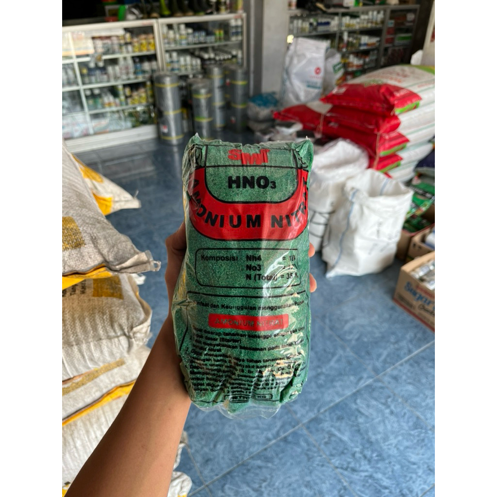 Pupuk HNO3 hijau Amonium Nitrat Kemasan 2kg