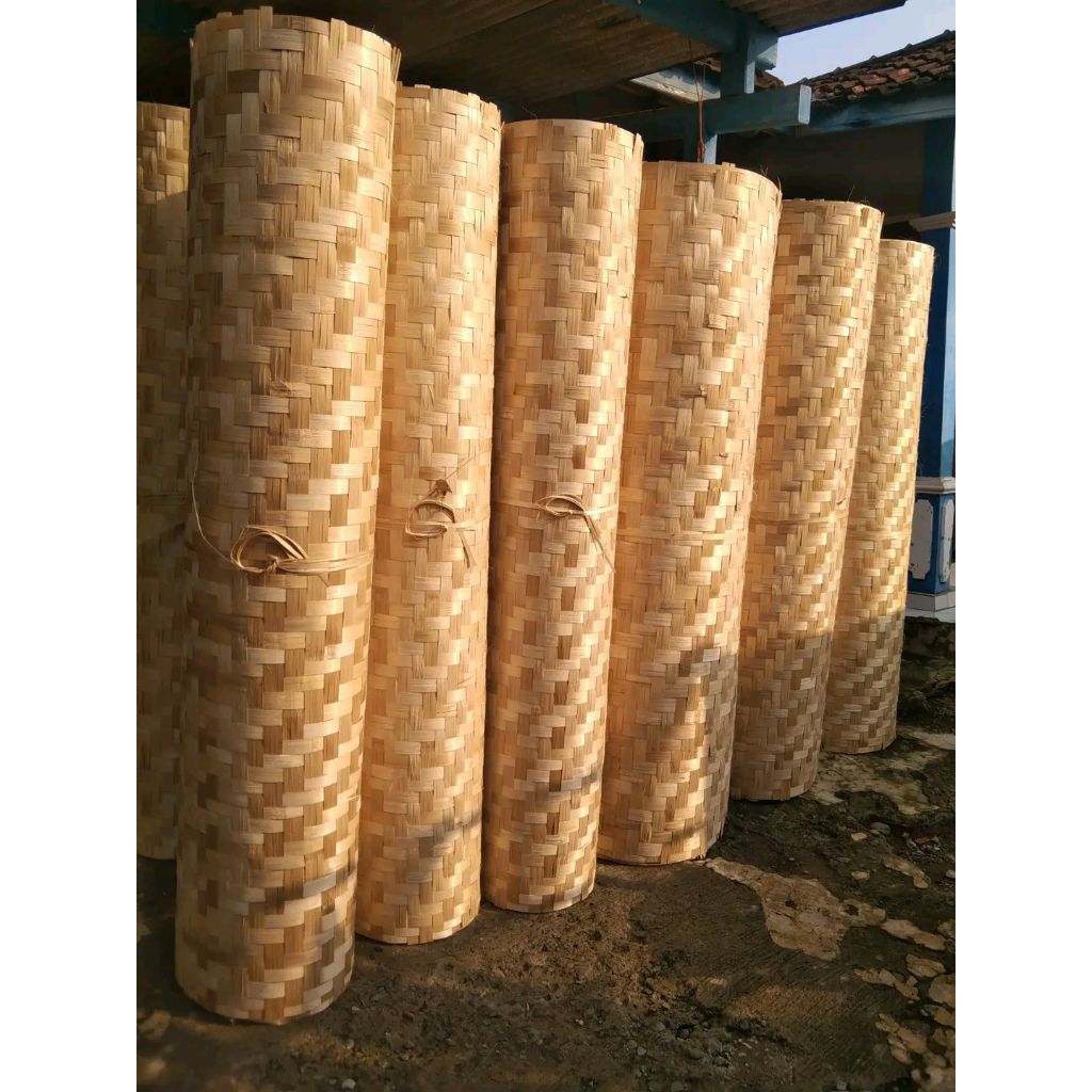 BILIK, TABAG, HINIS, ANYAMAN BAMBU POLOS TERLARIS TERMURAH