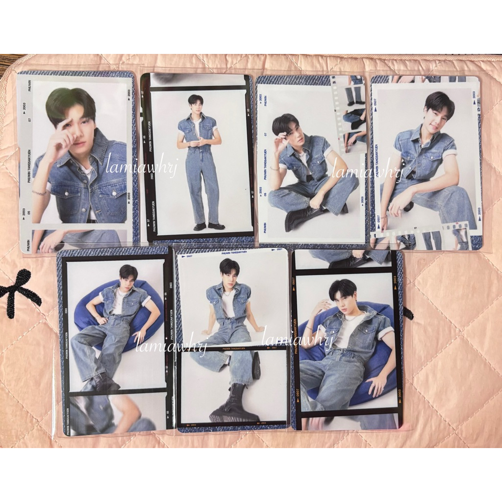 (official) Phuwin Stunning Series Exclusive Photocard Sharing