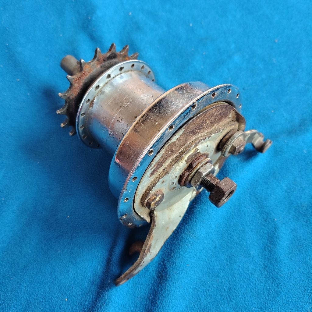 Tromol persneleng internal gear Sturmey Archer England 3 speed untuk sepeda klasik onthel cik cik