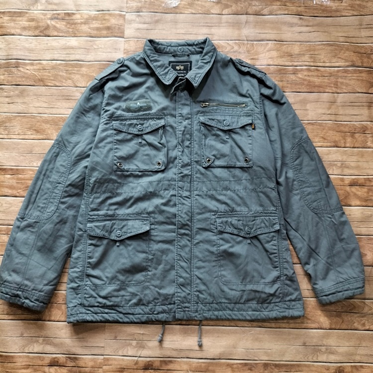 ALPHA INDUSTRIES Coldweather Field Jacket 3XL Gray
