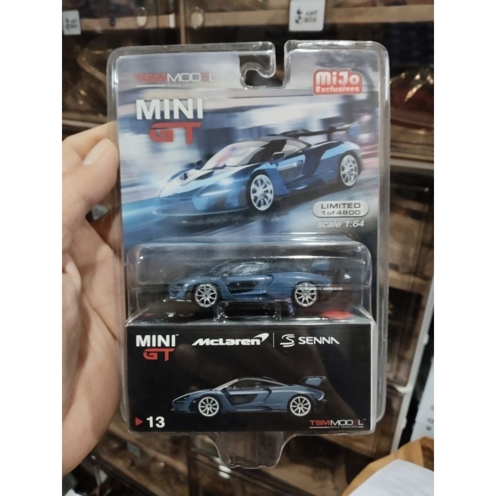 Mini GT McLaren Senna Grey No 13