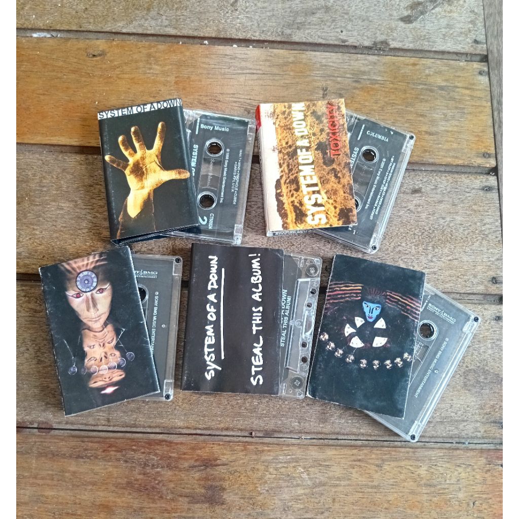 Sepaket Kaset System Of A Down 5 Album