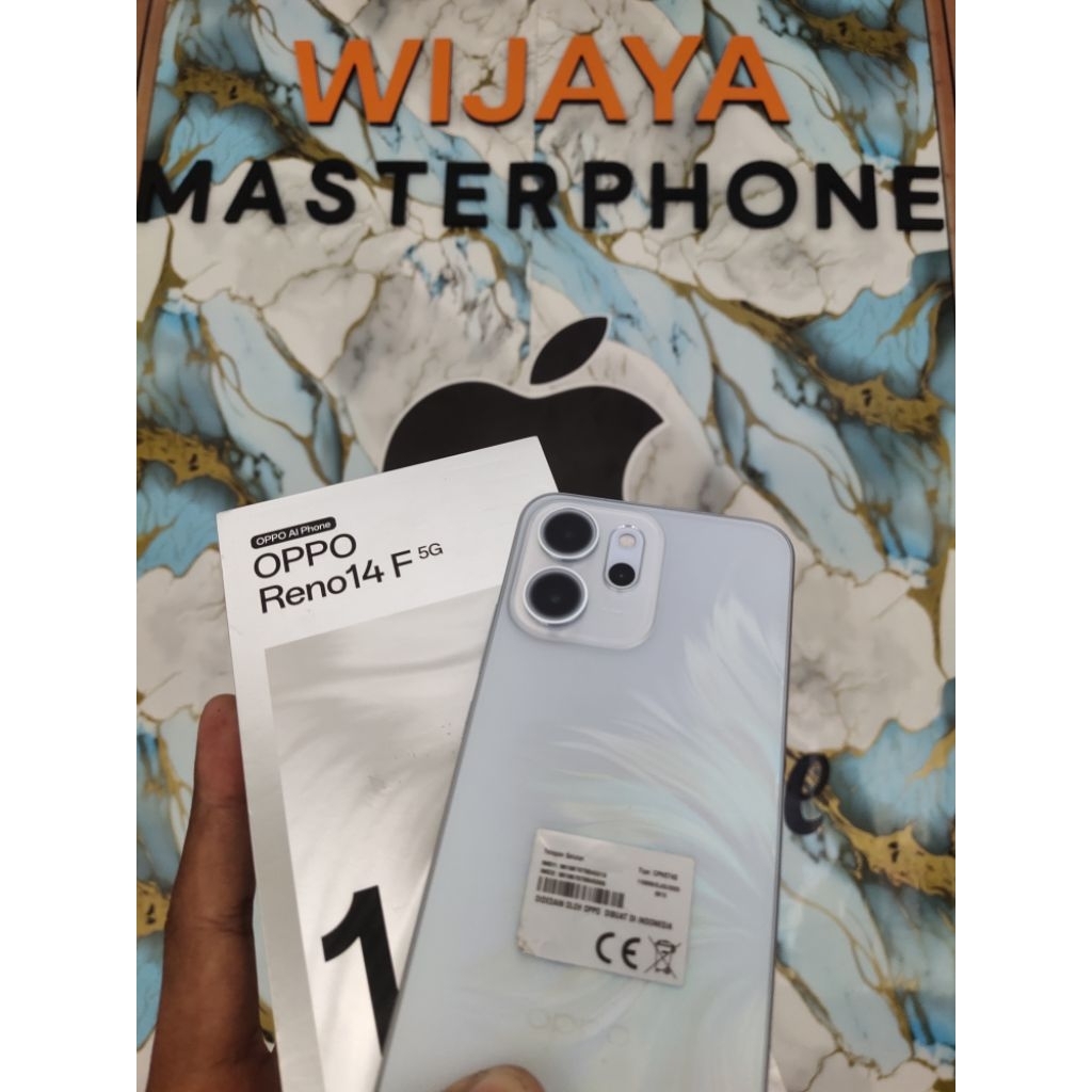 oppo reno 14f 5G Ram 8GB Internal 256GB HP Second Seken Bekas Fullset [ORI] hp murah