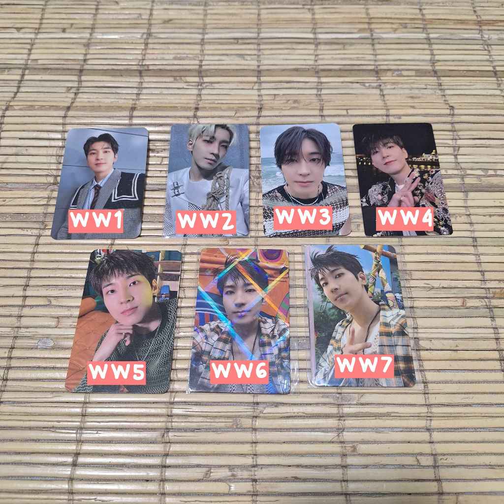 Seventeen Wonwoo Lucky Draw POB Yizhiyu Album Photocards