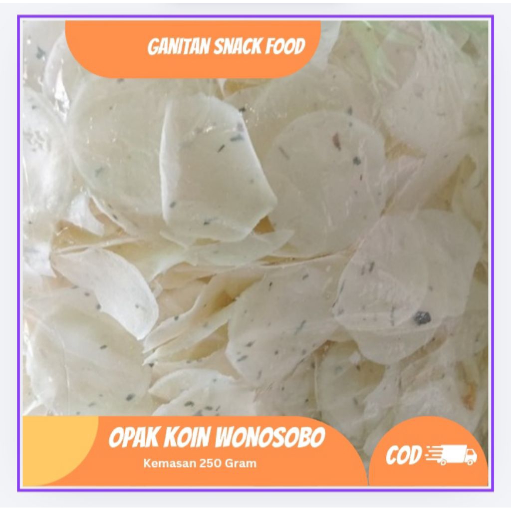 1/4 Kg Opak koin Wonosobo /250 Gram Opak koin Wonosobo