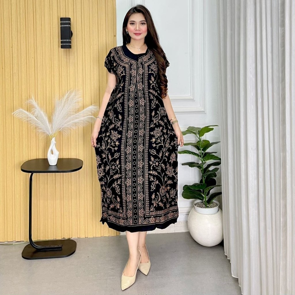 Daster Lowo Magelang Jumbo Rayon Premium Batik Busui Nyaman Adem