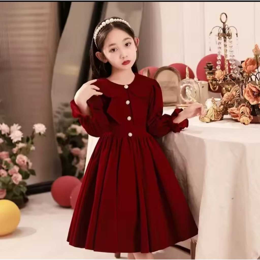 DRESS ANAK PEREMPUAN KOREA CICI/TERBARU /KOREA/BANGKOK/FASHION ANAK