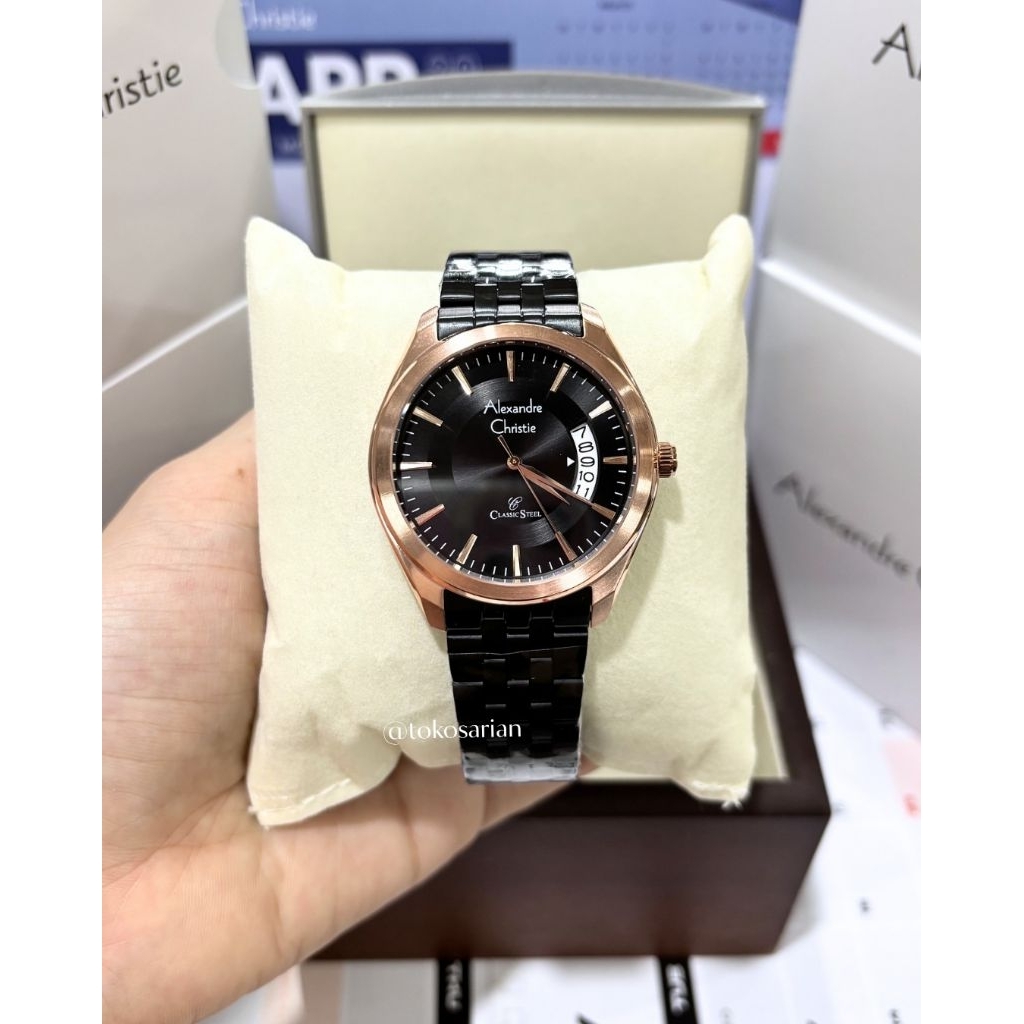 Alexander Christie AC 8674 MD Original Bergaransi Jam Tangan Pria