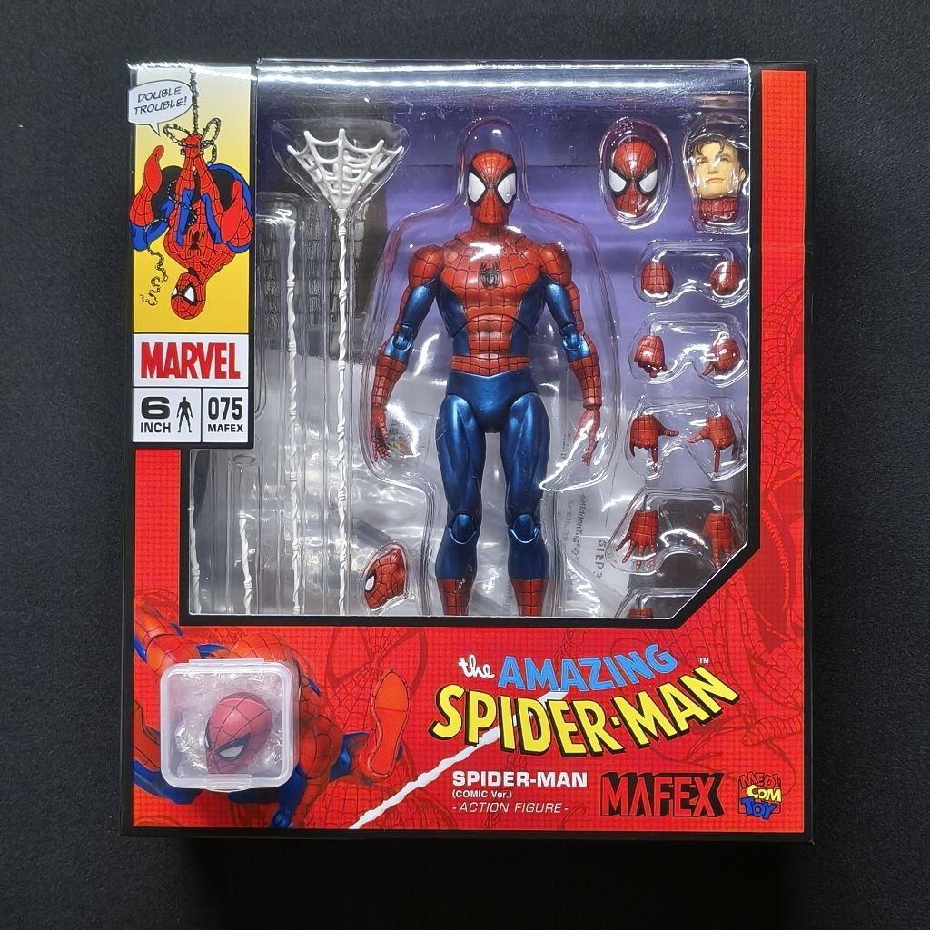 Mafex 075 Spiderman Reissue 2026 Bonus Headsculpt