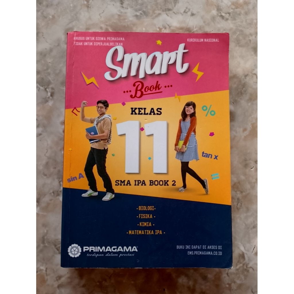 Buku Smart Book Kelas 11 SMA IPA BOOK 2 original