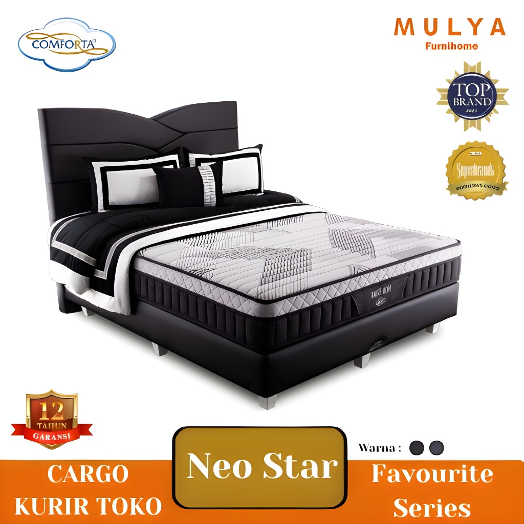Kasur Springbed COMFORTA Neo Star Full Set