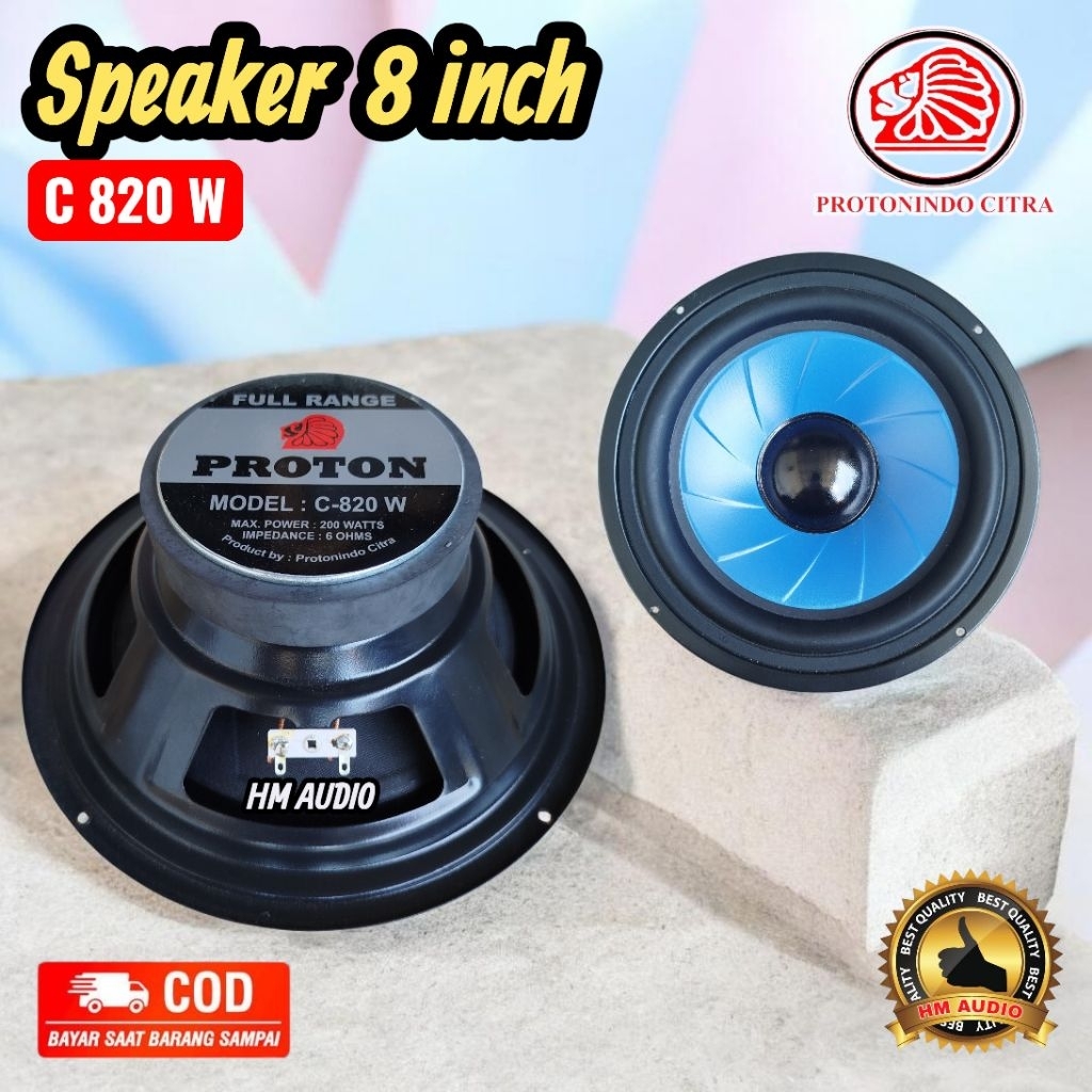 Speaker Proton 8 inch C820 W