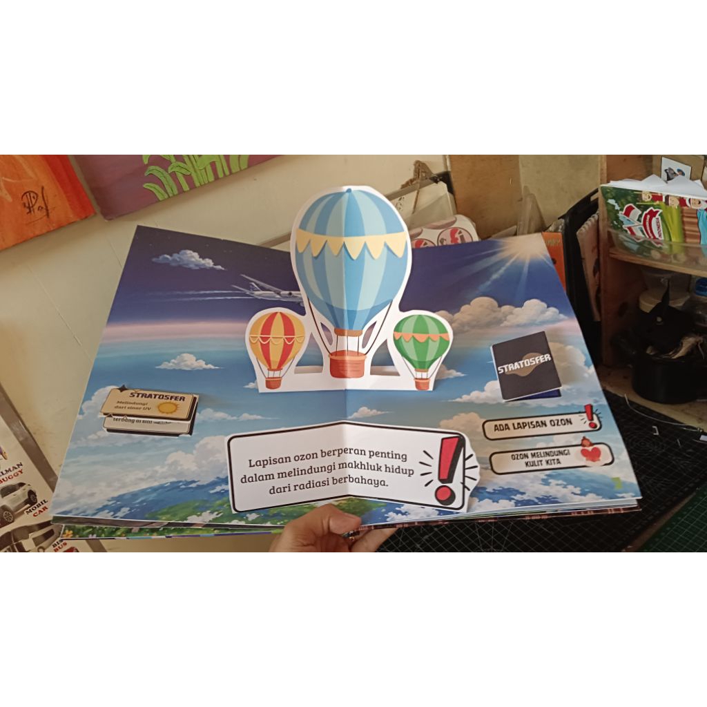 custom pop up book 6 halaman