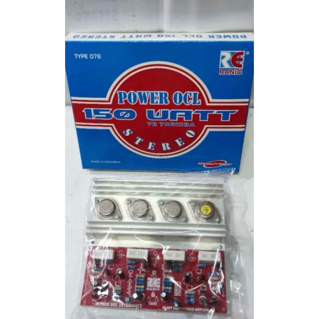 RANIC KIT POWER OCL STEREO 150WATT TR JENGKOLAN TOSHIBA TYPE(076)