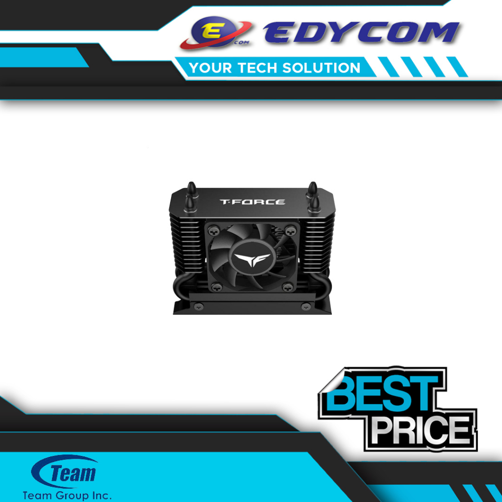 TEAM T-FORCE DARK AIRFLOW (M.2 HEATSINK + 2X HEATPIPES) BLACK