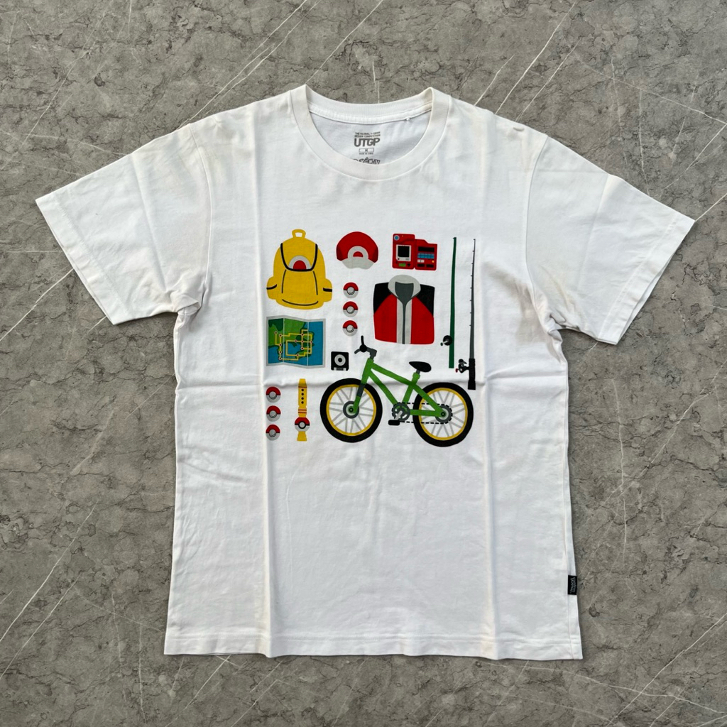 KAOS UNIQLO UTGP x POKEMON WHITE SECOND