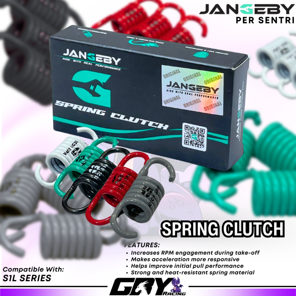 JANGEBY Clutch Shoe Spring S1L – Per Sentri Vario PCX ADV Nmax Mio 125 M3 Per Kampas Ganda Original