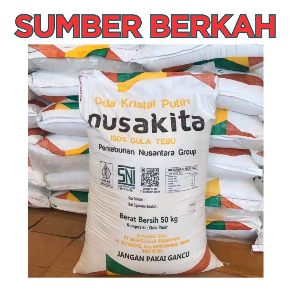 (LGSG KIRIM 1 SAK) GULA CURAH 50KG DAN GULA ROSEBRAND