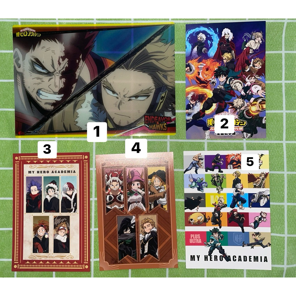 postcard anime hawks my boku no hero academia keigo takami