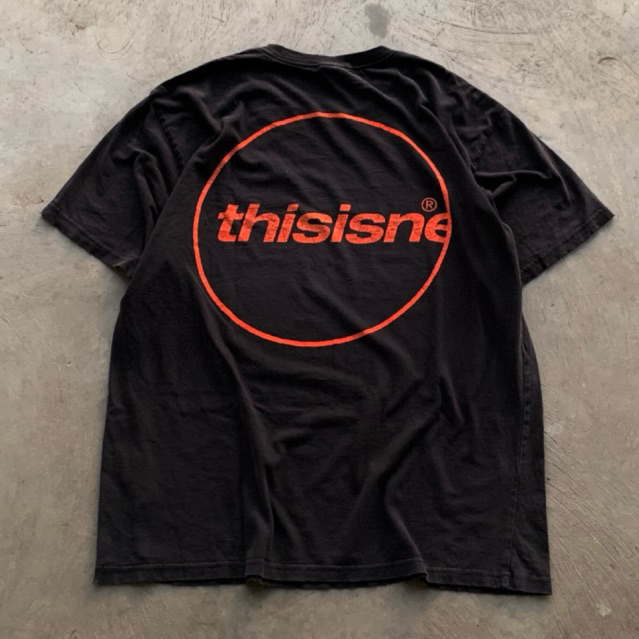 thisisneverthat t shirt big logo size xl kaos tnt