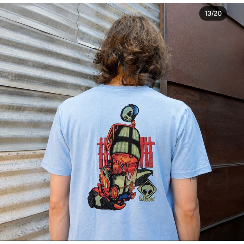 Kaos Skateboard No Rules Skateboard x Blind Skateboard