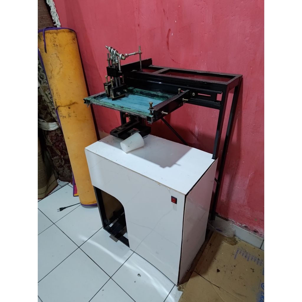 mesin sablon cup semi otomatis