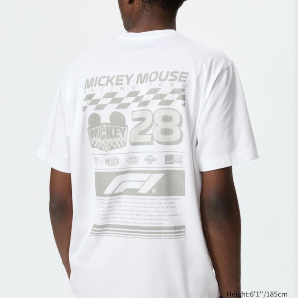 Disney x Formula 1® Mickey Mouse Racking Team UT Graphic T‑Shirt - White
