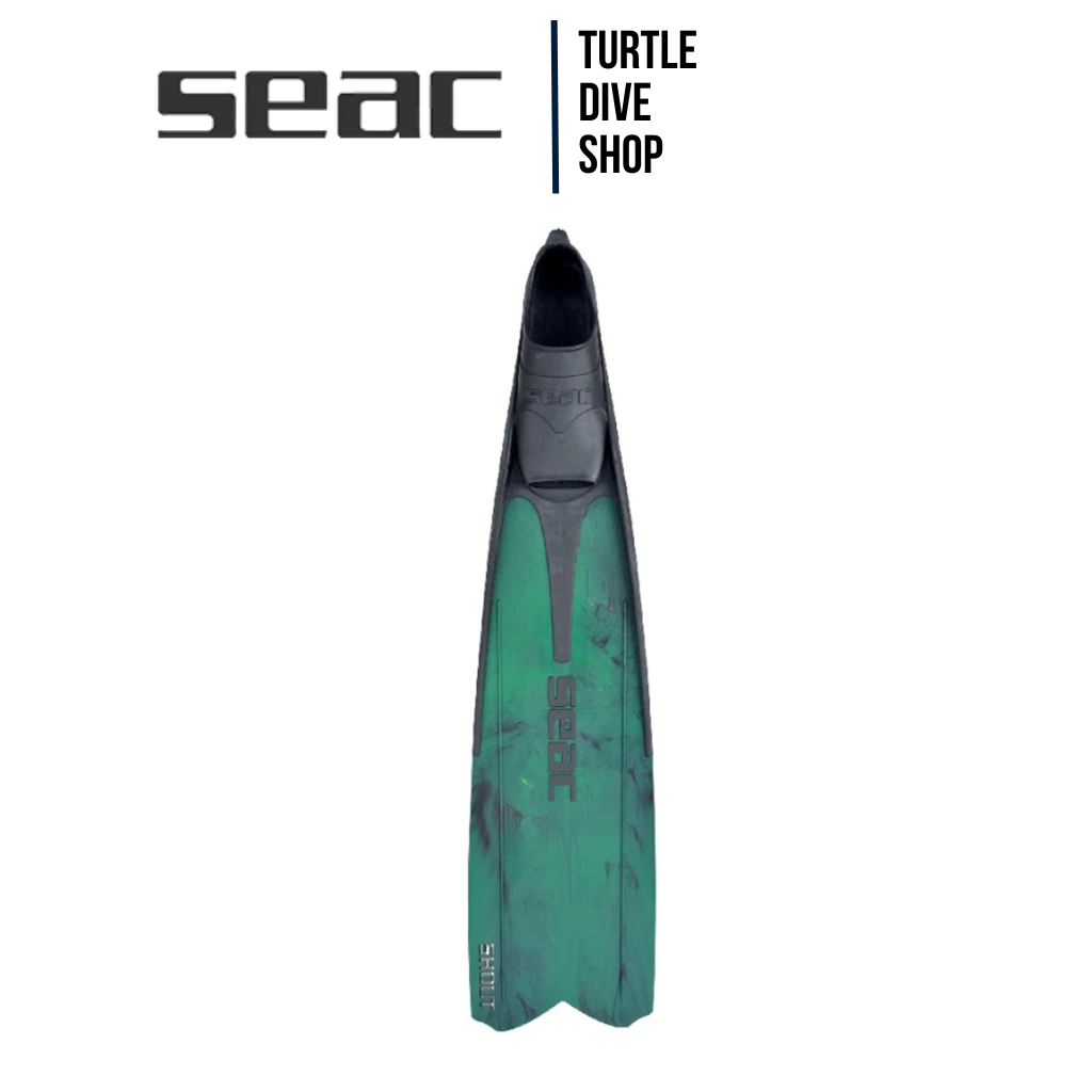 Long Fins Seac Shout Camo Freediving / Spearfishing