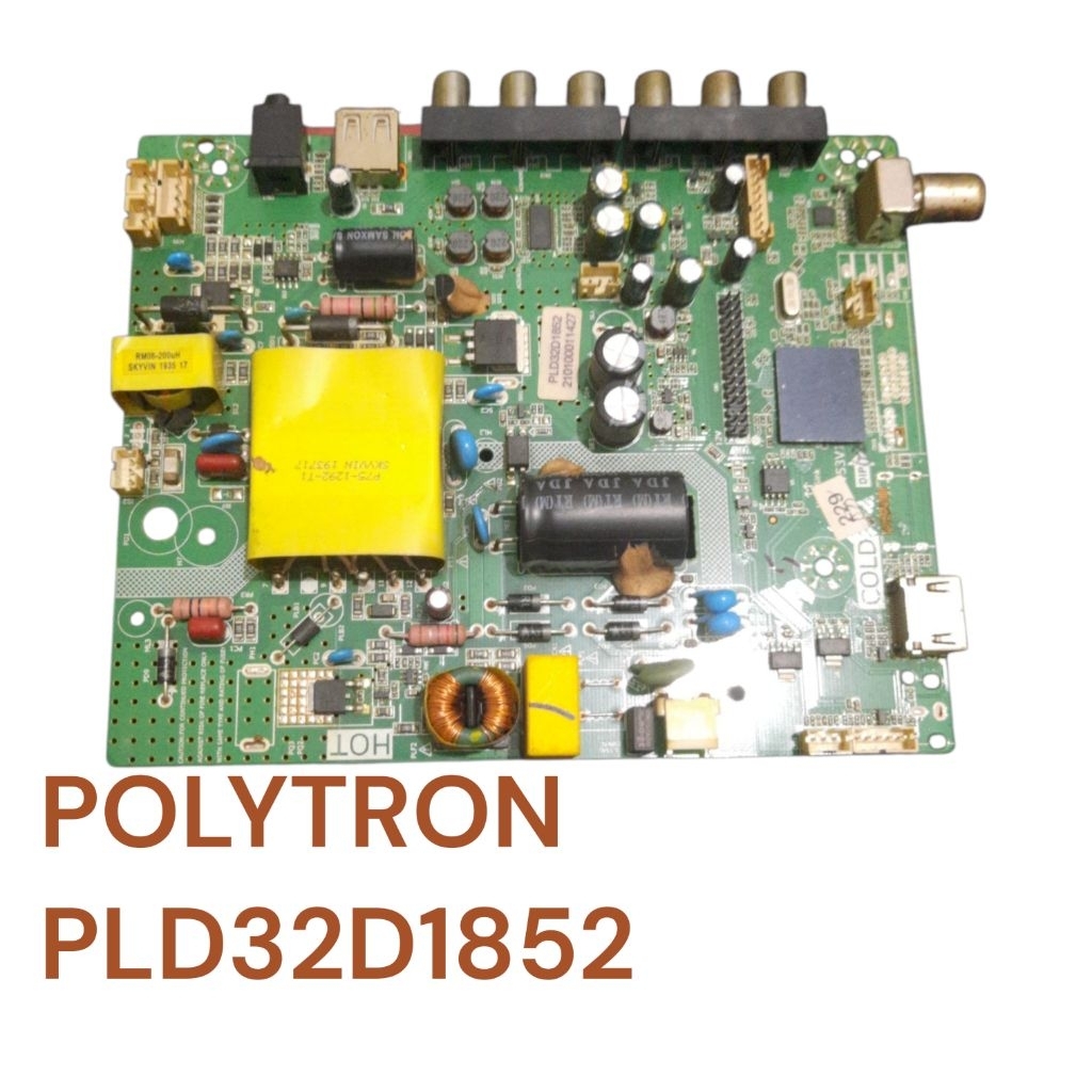 MB TV LED POLYTRON PLD32D1852 MAINBOARD MESIN TV LED POLYTRON