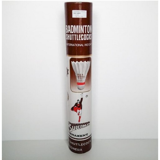 SHUTTLECOCK / KOK / COCK BADMINTON MIDO SUPERMAN COKLAT MIDO TEGAL ISI 12 ORIGINAL