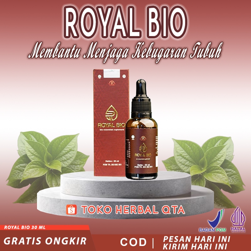 Royal Bio Original Asli Obat Tetes Herbal Multivitamin Kebugaran Tubuh