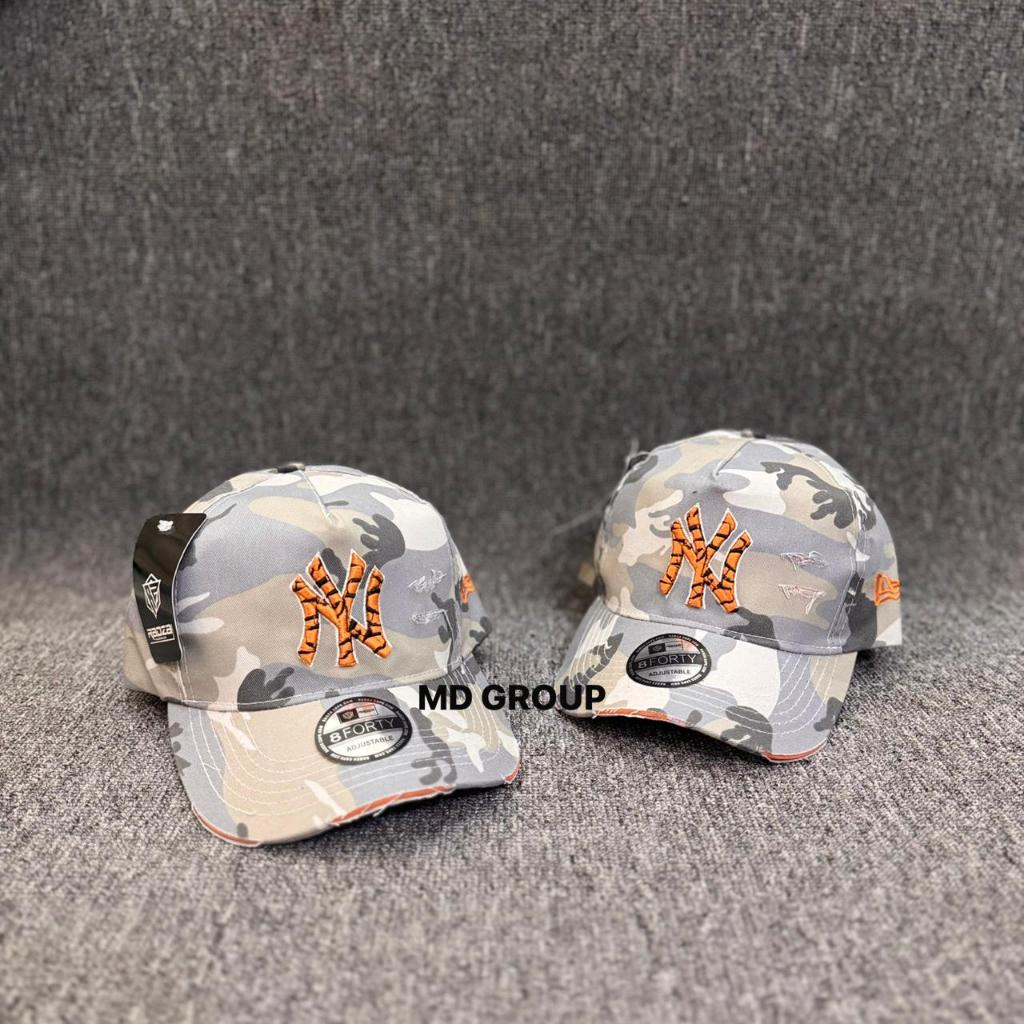 Topi Baseball Distro Caps NY Camo Army White Terbaru 2026