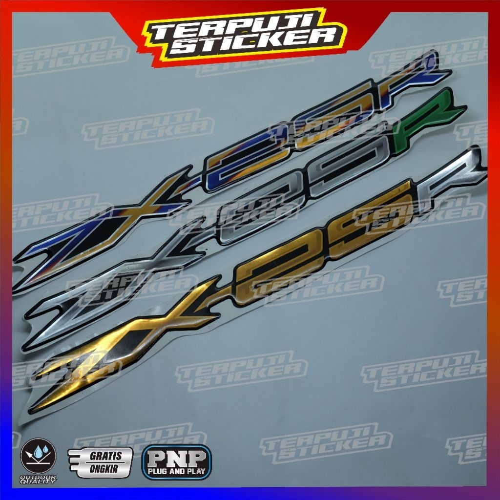 emblem timbul zx-25r/sticker timbul logo ZX-25R/EMBLEM ZX-25R