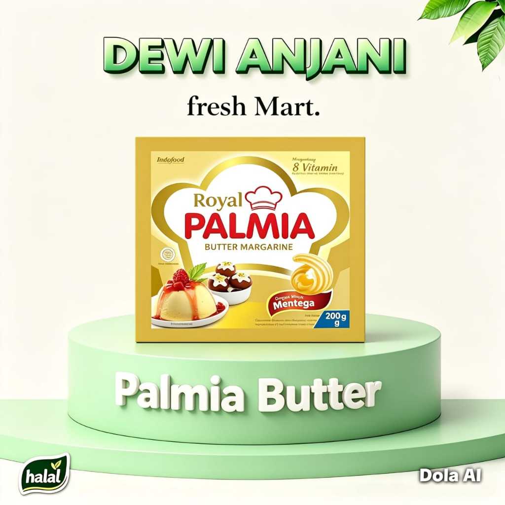 Margarin Palmia BUTTER 200g / mentega