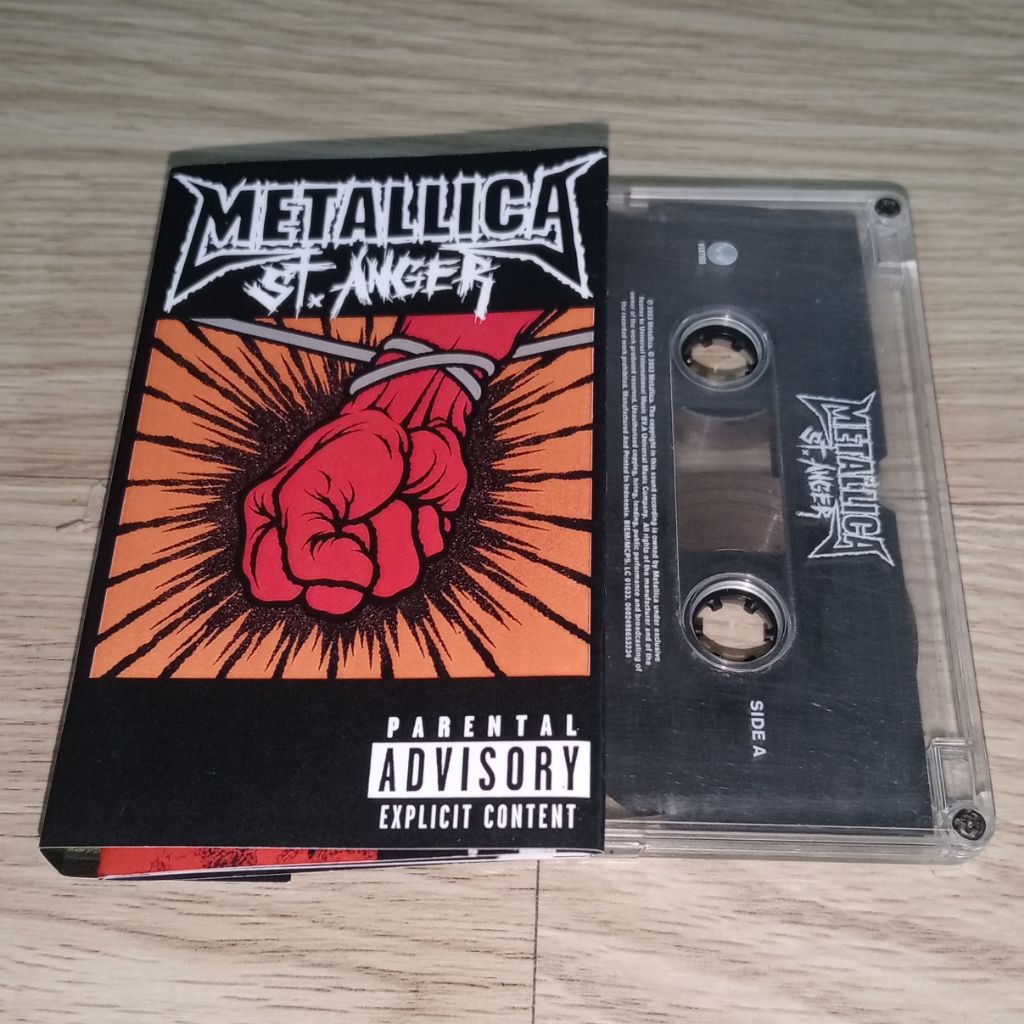 Kaset Metallica - St. Anger (COVER REPRO ISI ORI)