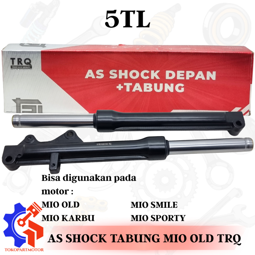 AS SHOCK DEPAN PLUS TABUNG PIPA SHOCK SHOK SKOK TABUNG SHOCKBREAKER DEPAN KOMPLIT MIO OLD KARBU / MI