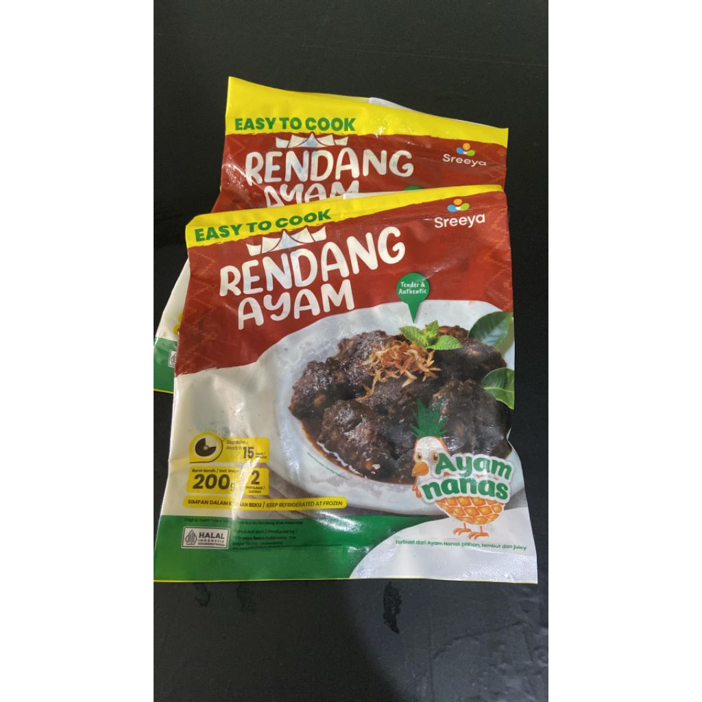 Sreeya Ayam Nanas Rendang Ayam 250g