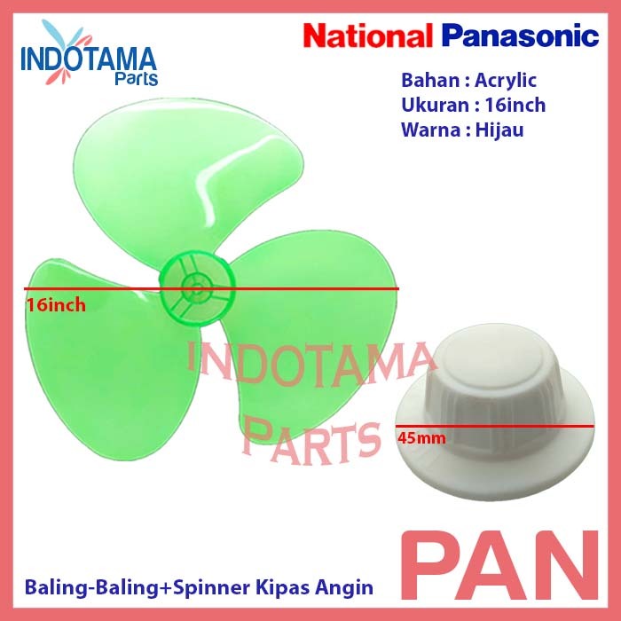 baling baling kipas angin pan kdk + tutup