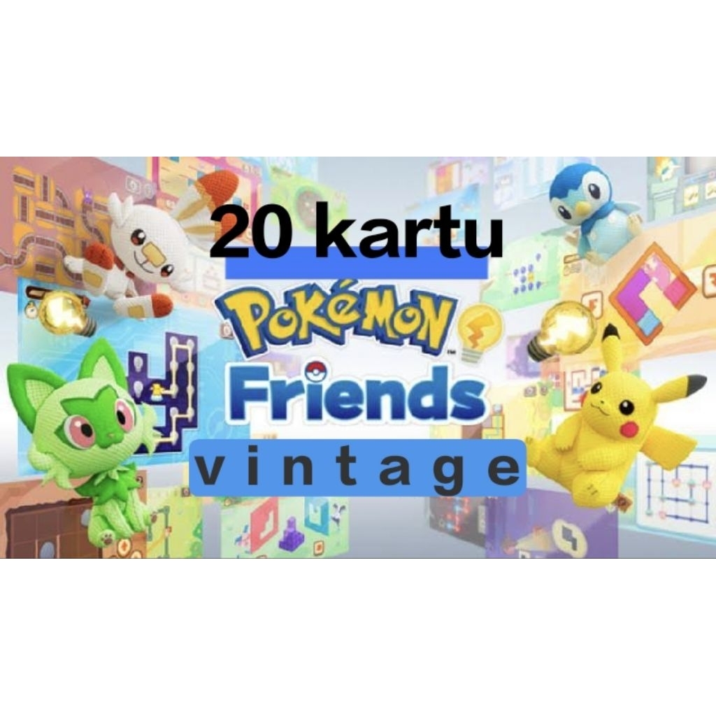 20 kartu pokemon vintage