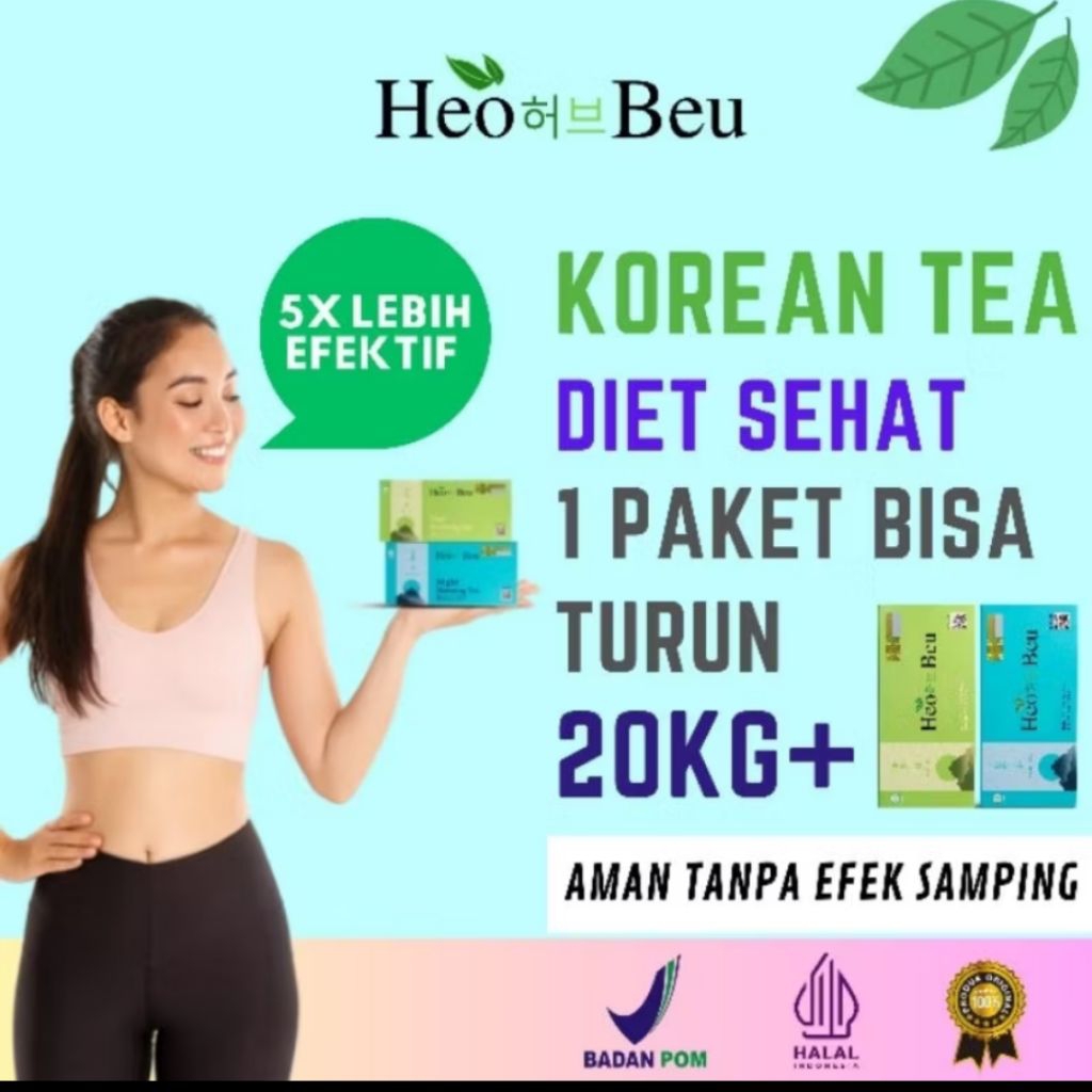 teh Korea detox super terbaik Heo beu Korea membantu mengatasi masalah berat badan lemak di perut me